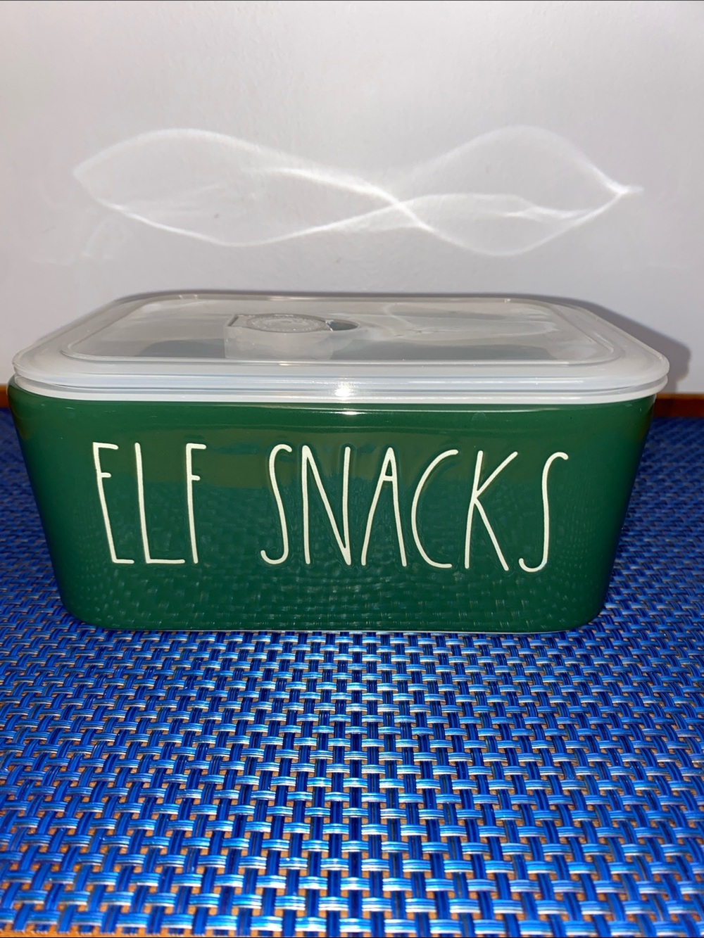 Rae Dunn Elf Snacks food storage bin
